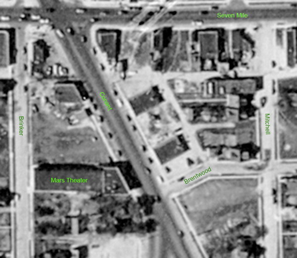 Mars Theatre - Mars Theater 1949 Map From David Makowski